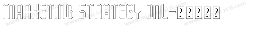 marketing strategy Jnl字体转换
